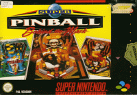 Super Pinball Behind the Mask PAL Super Nintendo PAL box art